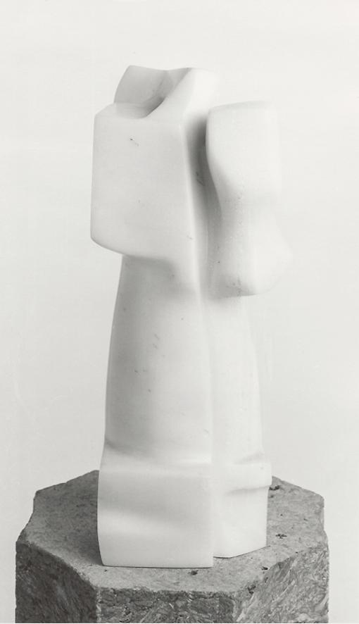 Justus Chrukin, Key of C II, 1987, Marmor Statuario, 22 x 7 x 8 cm
