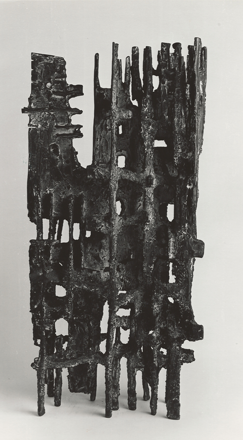 Otto-Herbert Hajek, Raumknoten, 1957, Bronze, 70 x 33 x 14 cm