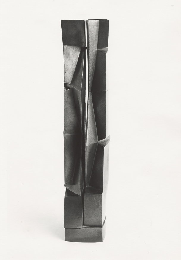 Schultze-Bansen, Doppelplastik, 1962, Bronze, 52 x 13 x 11 cm, Auflage 3